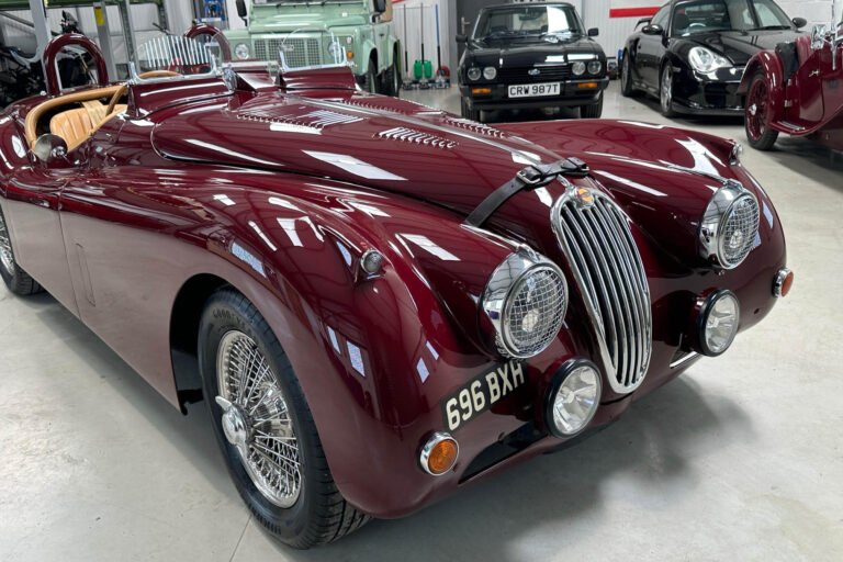 xk120 in workshop 900px